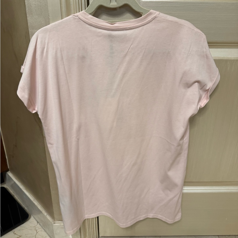NWT Balmain Small Flocked Graffiti Logo Tee - Picture 5 of 5